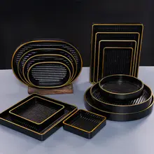 火鍋用プラスチック焼肉プレート【四角形・バーベキュー・日本料理・韓国料理にも最適】