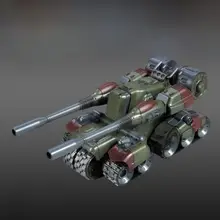 ソビエト重戦車モデル【分色設計・接着剤不要・ミニチュア】
