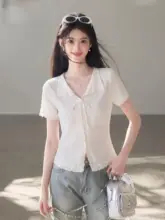 優れた着心地の半袖トップス【女性用・カジュアル・流行デザイン】