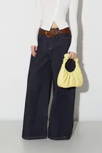 April20th ダークデニムパンツ レディース【春秋用・ストレート・ルーズ・ワイドレッグ・ロングパンツ】