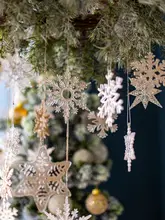 クリスマス用 雪の結晶デコレーション【クリスマスツリー用・シーン設置用・雰囲気作り】