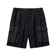 秋用冷感素材のメンズアウトドアショートパンツ【ストレート・ワイドフィット・作業用】