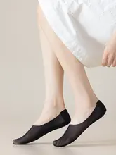 夏用アンクルソックス【後かかとクッション・通気性・滑り止め・純綿】