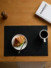 防水・防油 おしゃれな合成皮革製の西洋テーブルマット【熱抵抗・家庭用・食器用】