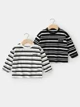 長袖Tシャツ キッズ ボーイズ ボーダー インナー トップス 秋