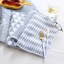 北欧デザイン コットンリネン製 テーブルマット【防滑・防熱・正方形】