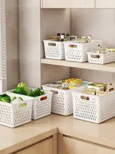 プラスチック製収納ボックス【キッチン・おもちゃ整理用・卓上用・収納バスケット】