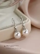 純銀製 パールピアス【ラグジュアリー感・女性用】