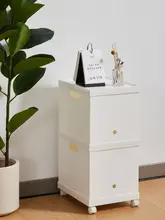 キッチン用 大型収納ボックス【プラスチック・フタ付き・整理整頓・ホワイト】