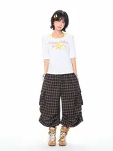 夏用 星柄プリント 半袖Tシャツ【フィットデザイン・短め・ホルターネック】