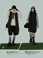 ベストワンピース レディース ワーク ノースリーブ ダブルファスナー ルーズ ミディ丈 テクニカル カジュアル オールシーズン「STILLYOU」