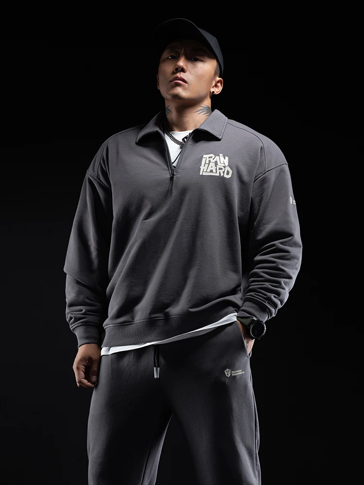 スウェット シャツ パンツ 秋冬 男性 ゆったり カジュアル スポーツ セットのコーディネートガイド