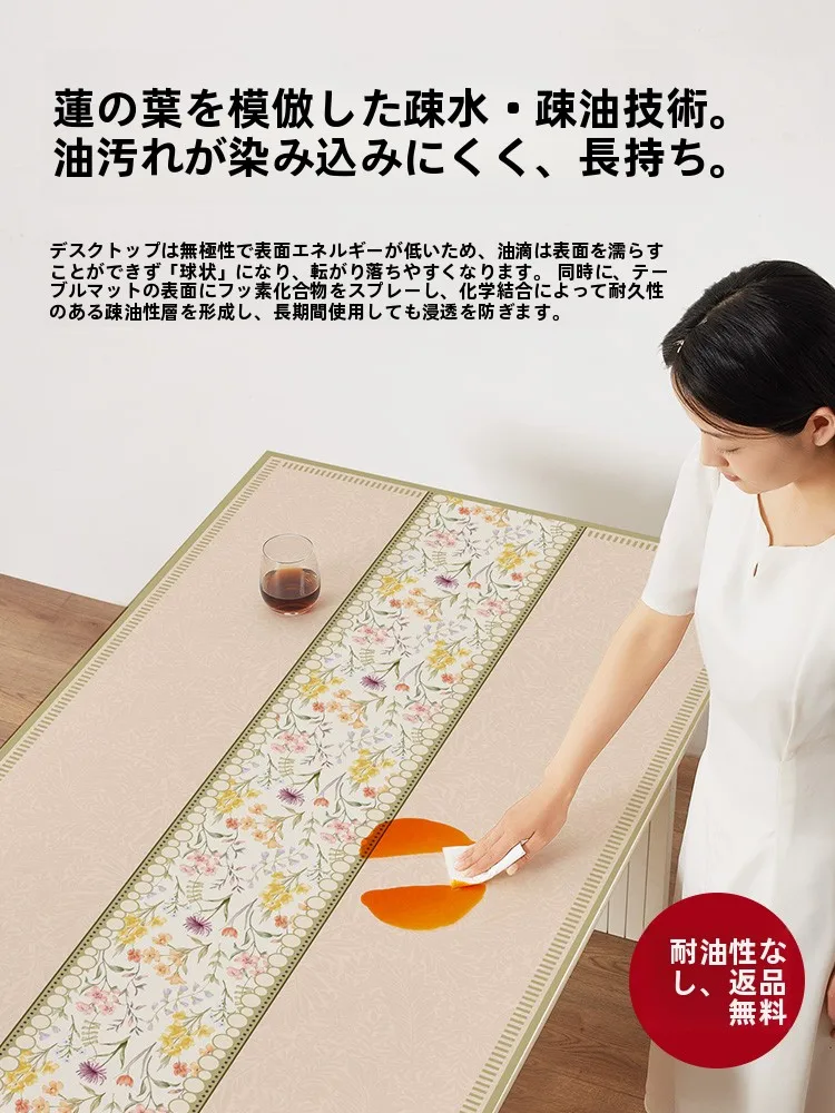 ダイニングテーブル100cm用防水防油テーブルマットの実用性と設置ガイド