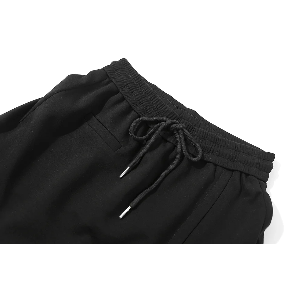 不規則デザインのフィット微フレアパンツ【春夏用・シンプル・ロング丈】