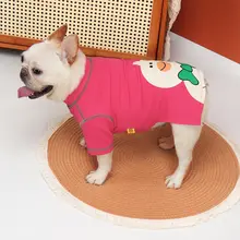 秋用 デザイン犬服【小型犬・薄手・柴犬・ビション・シュナウザー・パグ・フレンチブルドッグ対応】