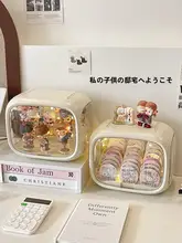 アクリル製 透明階段式フィギュア展示ラック【デスクトップ収納・コレクション用】