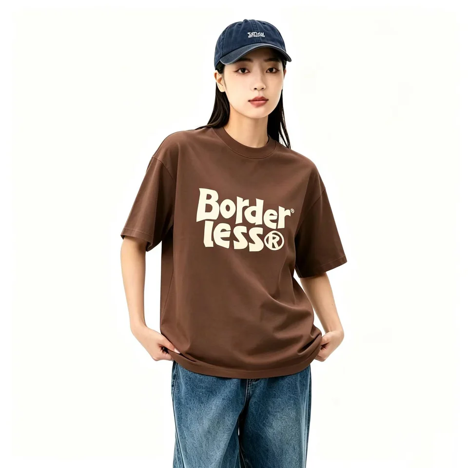 綿素材のプリントTシャツ【男女兼用・短袖・夏用・ユニセックス】（セットアップ対応）