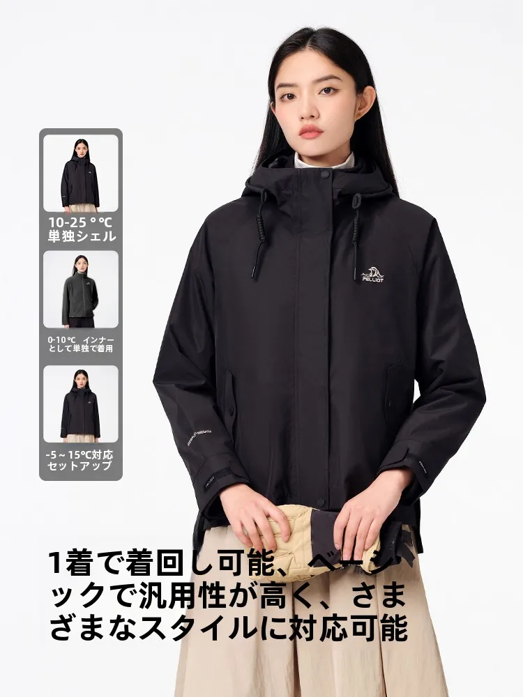 3wayモッズコートとは？防風防雨の山登り用ジャケット【女性用・三合一・フリースインナー付き】の実際の性能と使い方