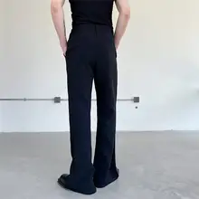 フレアパンツ メンズ ロングパンツ ヴィンテージ ストリート 着回し カジュアル 夏