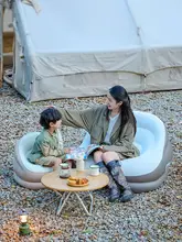 アウトドア用エアソファ【自動膨張・携帯式・折りたたみ・アウトドアキャンプ用】