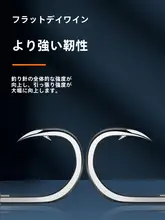 釣り針 伊勢尼 ハリス付き 2本針 完成品セット 大物用 手竿用 「Tab」