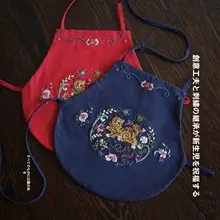 刺繍DIY手作り材料キット 虎頭靴と肚兜【出産祝い・おしゃれなギフト】（セットアップ対応）