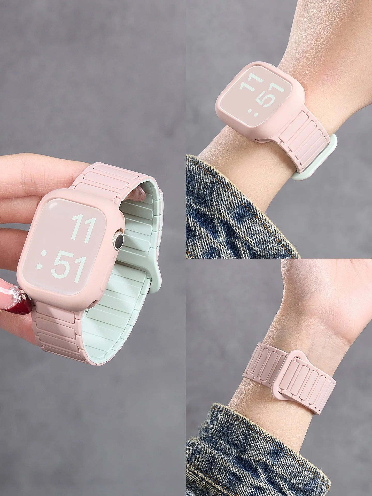 Apple Watch に合うバンドはどれがおすすめ？磁気脱着で秋冬もオシャレに！