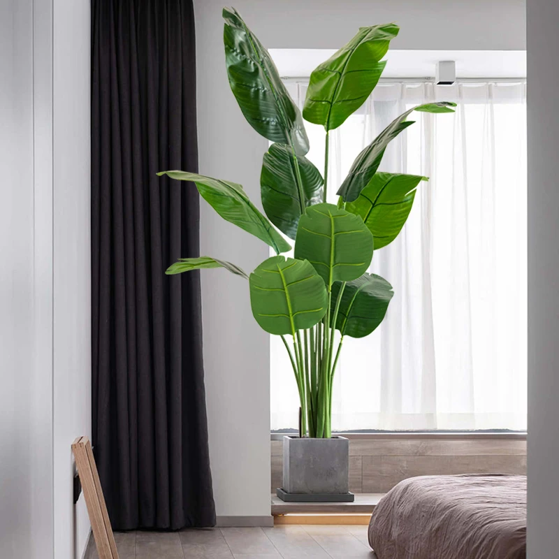 フェイク植物 屋内リビング装飾に最適 グリーン 植木鉢の実際の性能と使い方