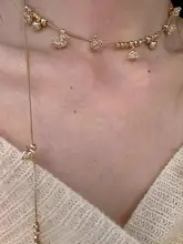 煌めく鈴蘭の花デザイン【高級感あるロックチェーン・美しいアクセサリー】