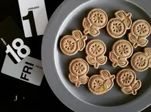 花形クッキー型【桜と手毬のデザイン・お菓子作り用】