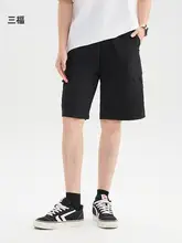 夏用 メンズ 工装風中パンツ【フィット・ウエストゴム仕様】