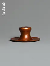 星月模様の銅製ティーポットの蓋スタンド【茶道用・高級感ある銅器】