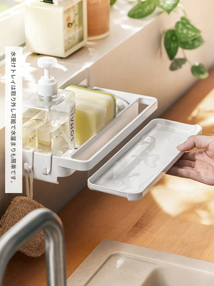 キッチン流し台収納用の水切りラック：簡家易居ホワイトモデルの実用性と設置ガイド