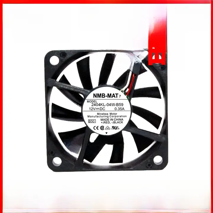 NMB製 6010冷却ファン【2404KL04WB59/B50・12V・0.35A・60×60×10mm】