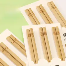 健康的な無漆無蜡の天然竹製訓練用短いお子様用箸【高温耐性・使いやすいデザイン】