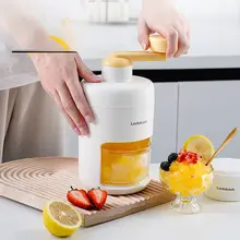 家庭用手動かき氷器【小型・スムージー作成・移動販売に最適】