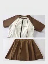 女性用 ビッグサイズワンピース水着【ユニークデザイン・プール用】
