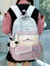 可愛らしいデザインの大容量リュックサック【中学生・小学生向け・マルチカラー】