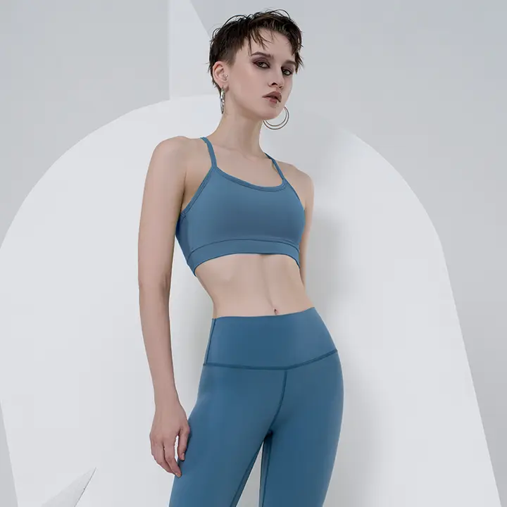 DIVINA BLU Y型 ヨガブラ 【女性向け・スポーツブラ・ランニング・ショック吸収】