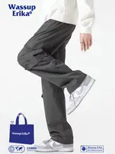 カーゴパンツ 男性 秋季 アメリカンレトロ ゆったりストレート ハイストリートパンツ