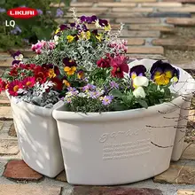 コーナー用シンプル花盆【室内・バルコニー・観葉植物用】