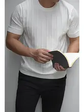 アメリカンヴィンテージ風 ストライプ柄ショートスリーブTシャツ【涼感・極上の柔らかさ】