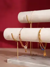 ジュエリーディスプレイスタンド【二段式・ブレスレット・アクセサリー収納用・店舗用】