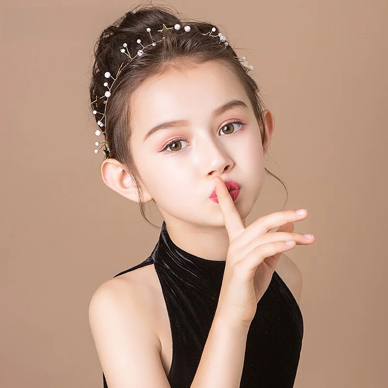 ヘッドドレス キッズ どんなもの？子供のフォトシューティングにぴったりな「パール星模様ヘアバンド」の選び方