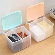 プラスチック製の調味料入れ【食品用・家庭用・塩入れ】（セットアップ対応）