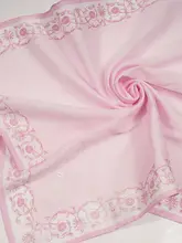 純綿刺繍ハンカチ【多用途・アートデザイン・フード付き】（セットアップ対応）