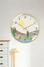 静音シンプルデザインのウォールクロック【リビング・寝室用・電波式・クォーツ】