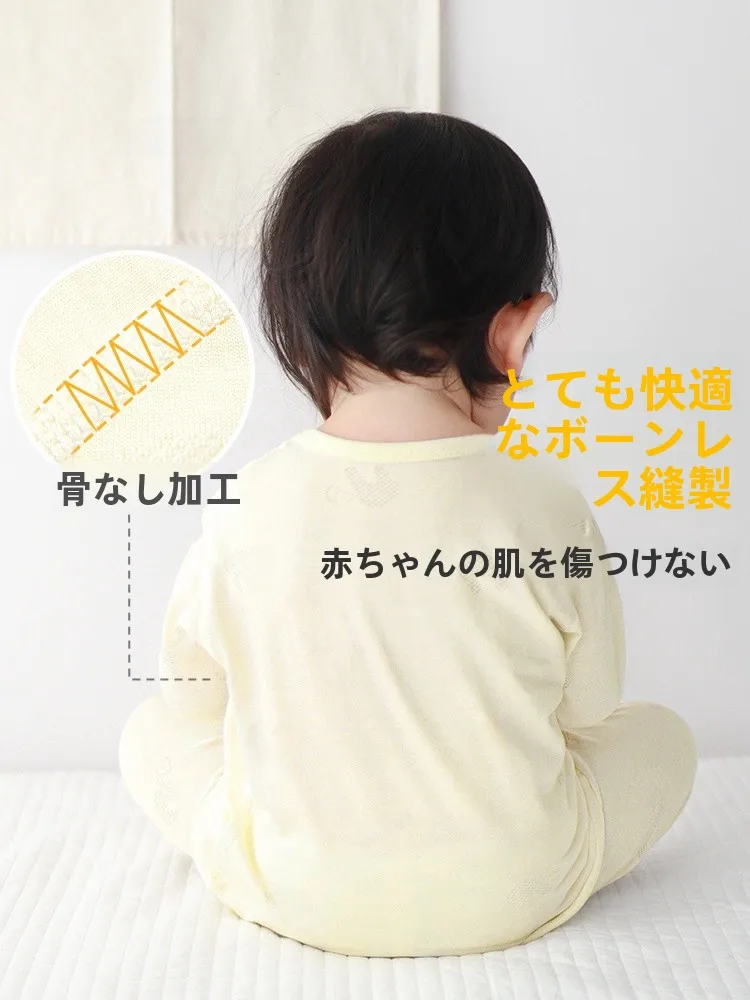 気温20度向け子供服の選び方：吉启萌の薄手セットアップトップスとパンツ