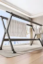 折りたたみ可能な室内外用ハンガー【伸縮式・バルコニー・家庭用】