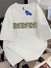 白色オーバーサイズ半袖Tシャツ【学生向け・夏用・カジュアルデザイン】